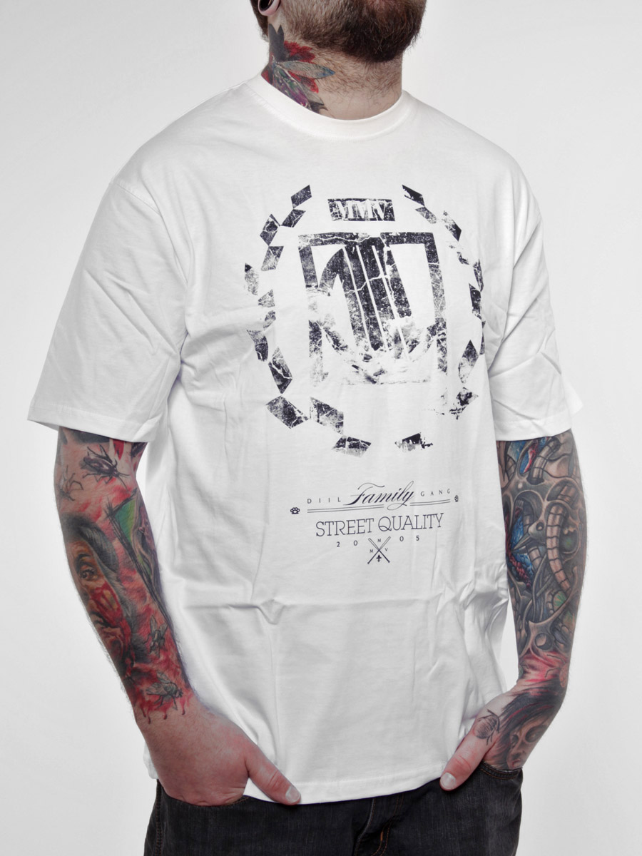 T-Shirt Diil Gang Laur Vintage (biały)