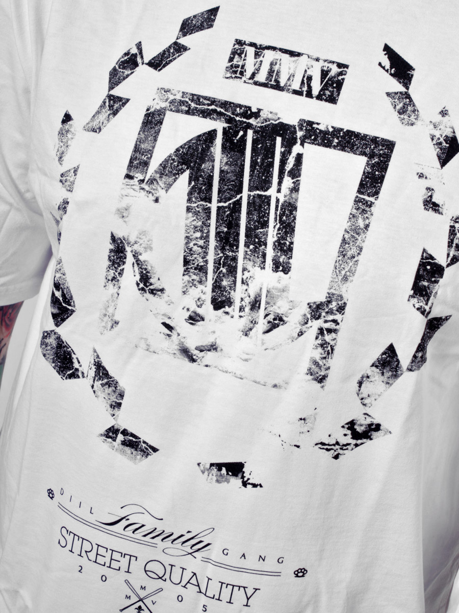 T-Shirt Diil Gang Laur Vintage (biały)