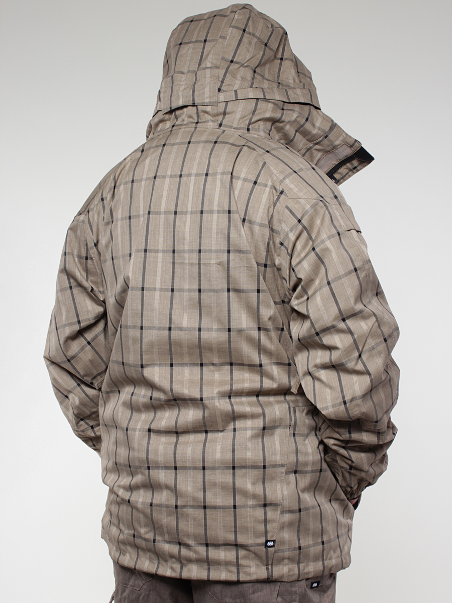 Męska Kurtka snowboardowa 686 Smarty Counter Plaid (taupe)