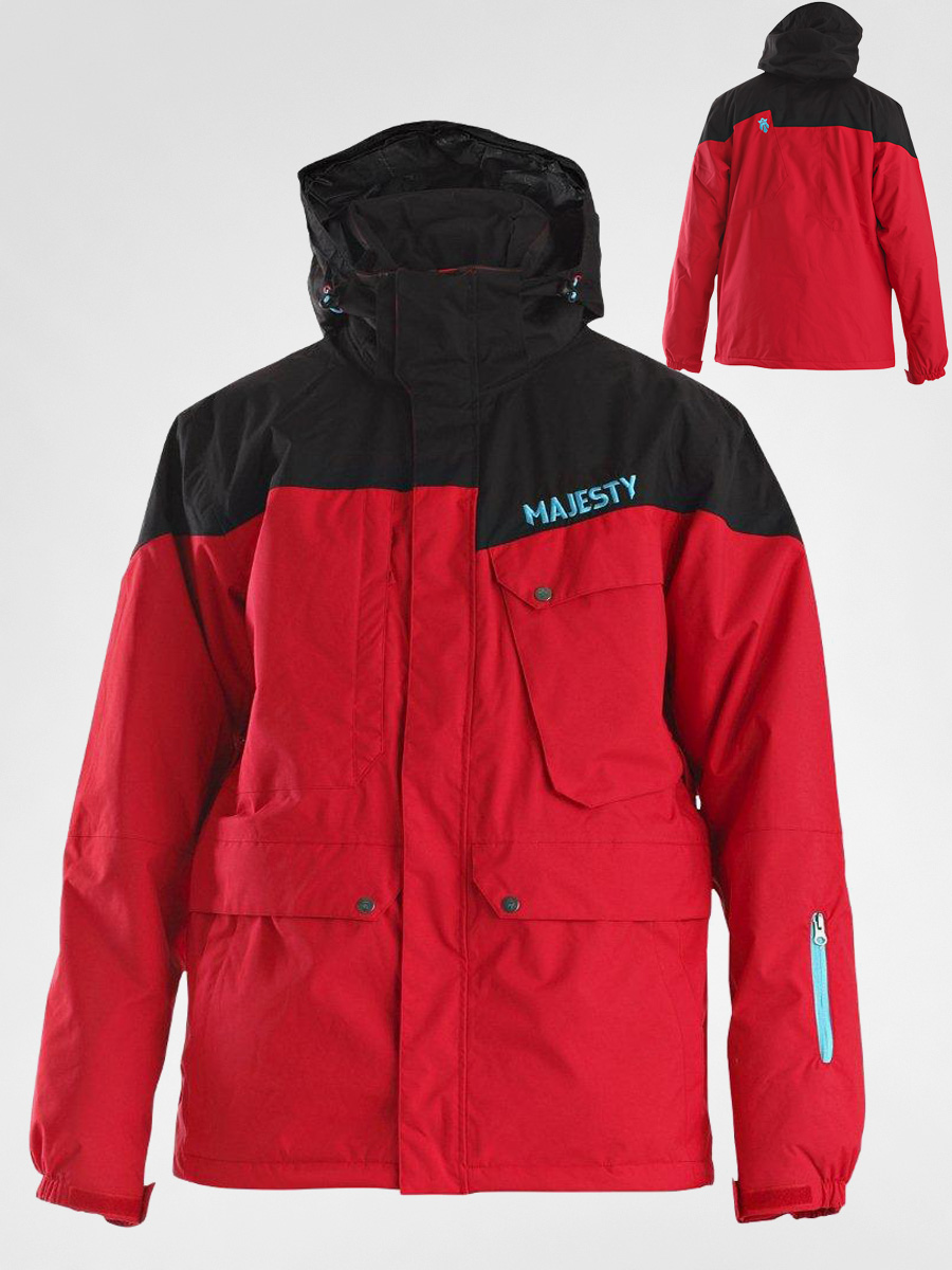 Kurtka narciarska Majesty Tron (red/black)