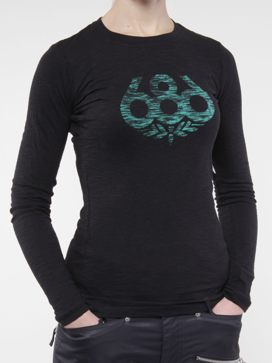 Longsleeve 686 Wreath Wmn (black)
