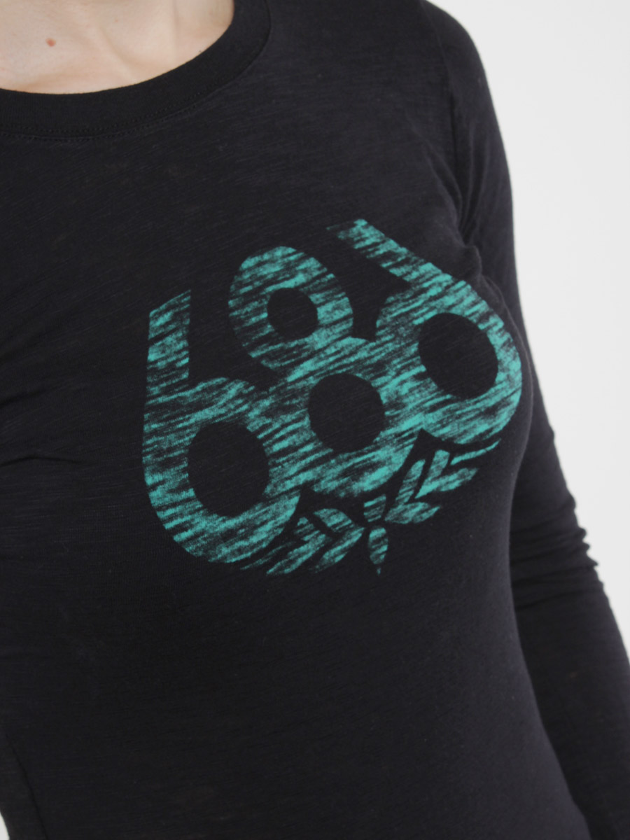 Longsleeve 686 Wreath Wmn (black)