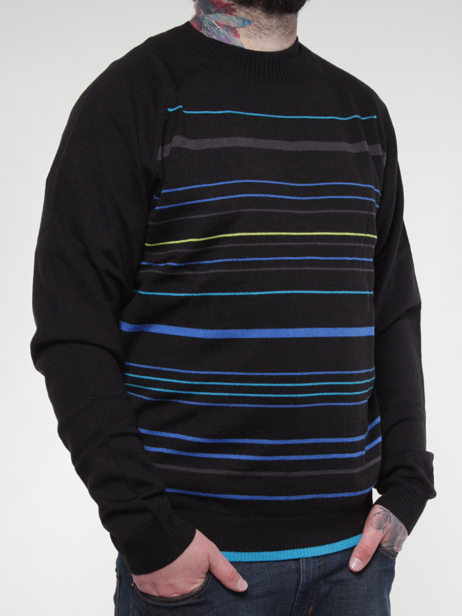 Sweter 686 Track Knit (black)