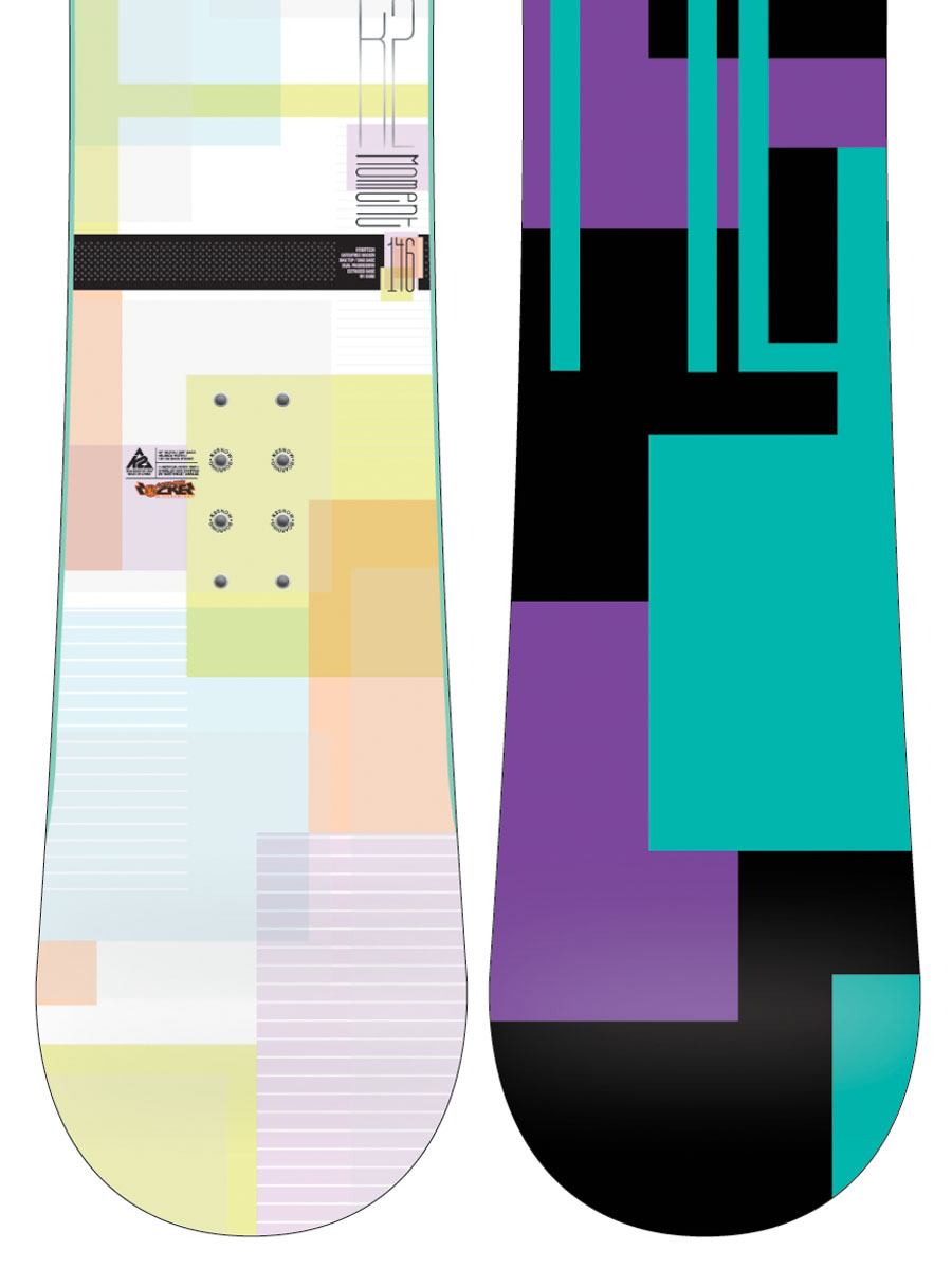 Damska Deska snowboardowa K2 Moment 146 (teal)