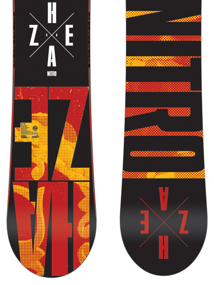 Deska snowboardowa Nitro Haze 156 - czarny