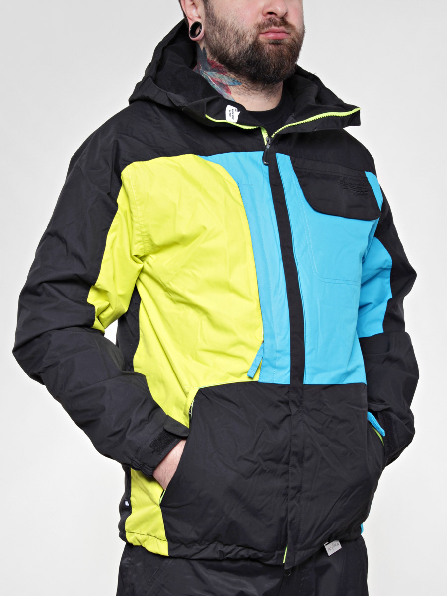Męska Kurtka snowboardowa 686 Mannual Season Colorblock (cyan)