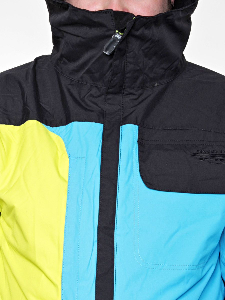 Męska Kurtka snowboardowa 686 Mannual Season Colorblock (cyan)