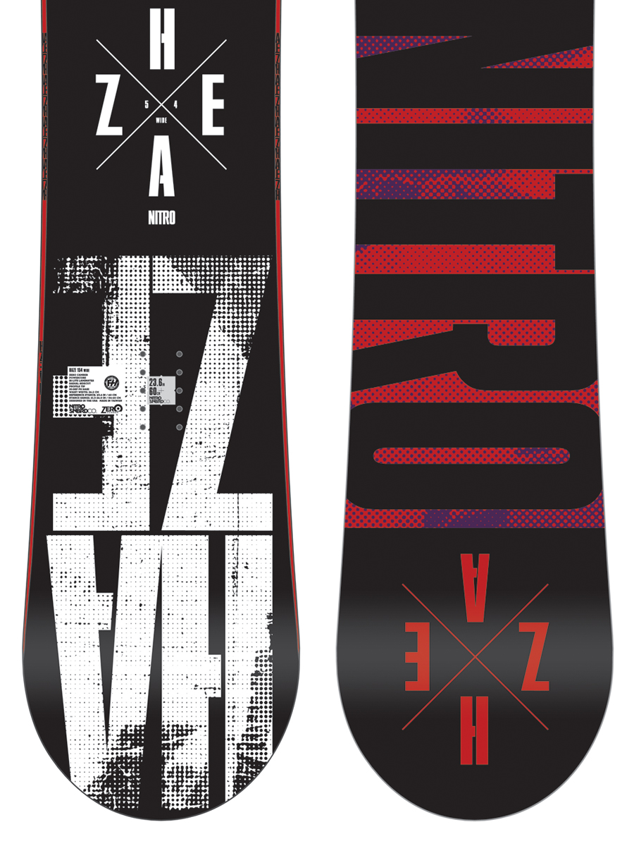 Męska Deska snowboardowa Nitro Haze 154 Wide