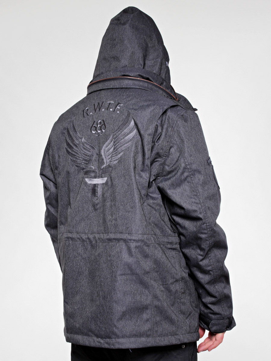 Męska Kurtka snowboardowa 686 Fallen Field Insulated (black)