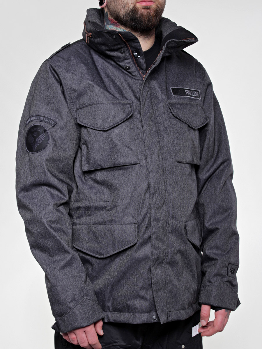 Męska Kurtka snowboardowa 686 Fallen Field Insulated (black)