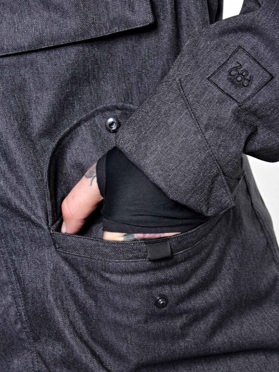 Męska Kurtka snowboardowa 686 Fallen Field Insulated (black)