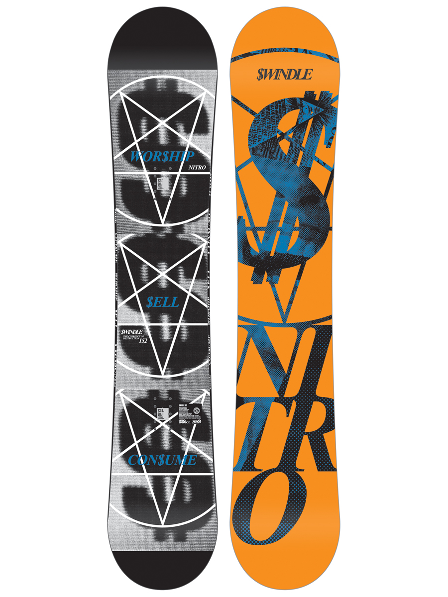 Męska Deska snowboardowa Nitro Swindle 152