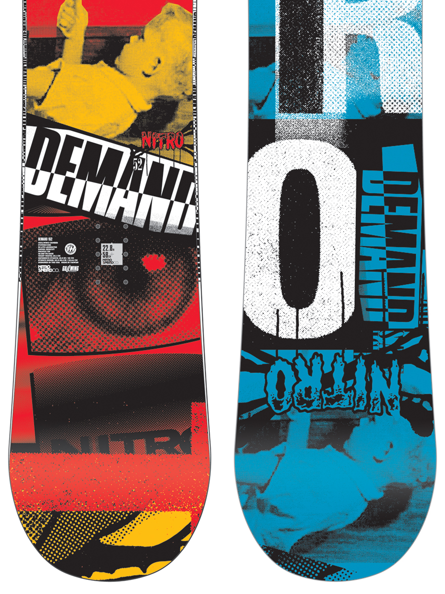 Dziecięco-młodzieżowa deska snowboardowa Nitro Demand 152
