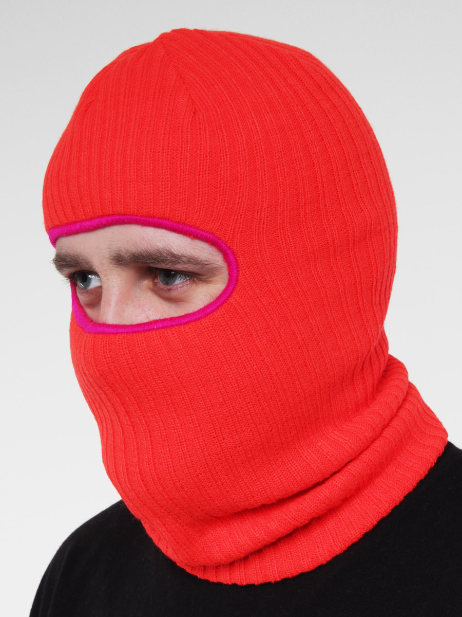 Kominiarka The Knit Clava (fluorescent orange)