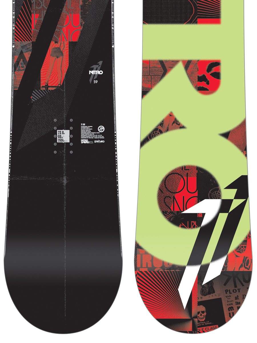 Męska Deska snowboardowa Nitro T1 159