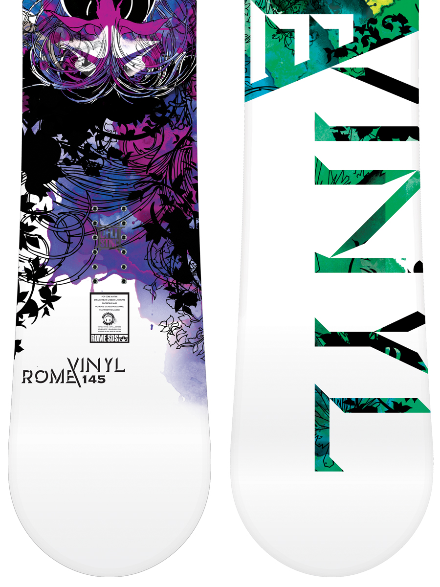 Damska Deska snowboardowa Rome Vinyl 145