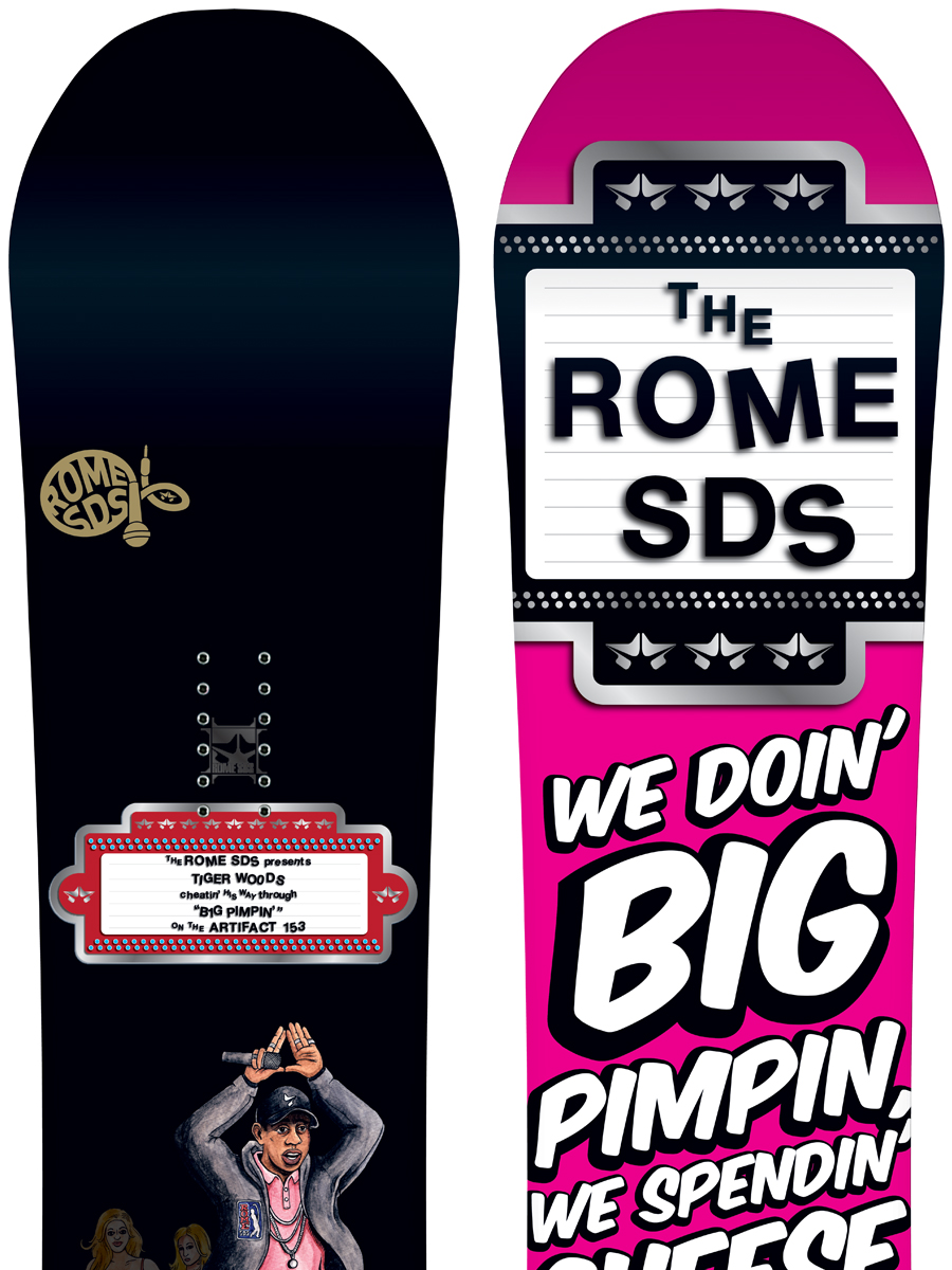 Męska Deska snowboardowa Rome Artifact 153