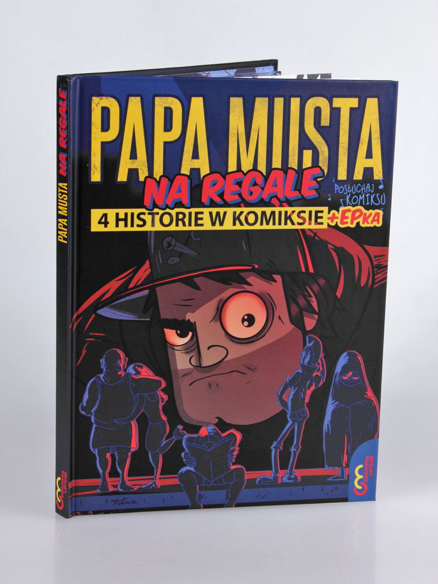 Komiks + płyta CD Papa Musta Na Regale