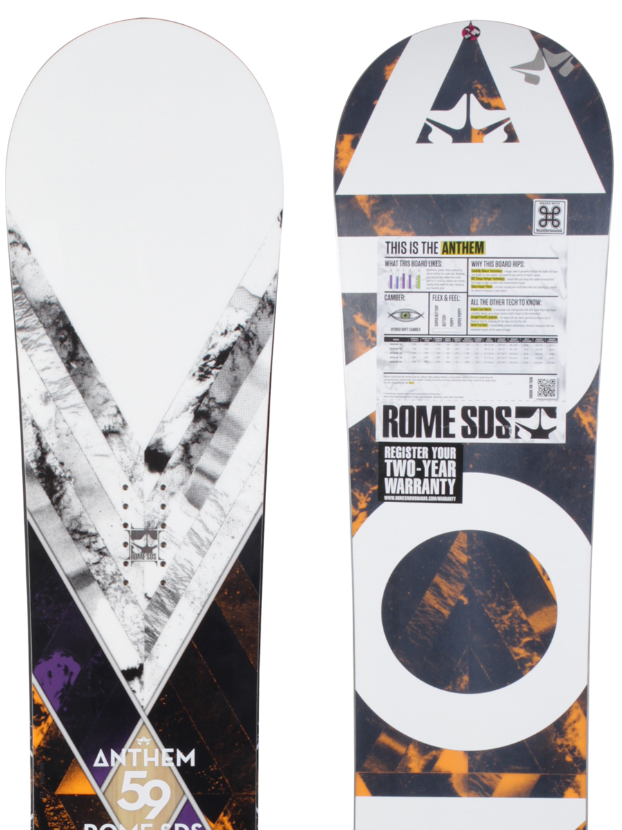 Męska Deska snowboardowa Rome Anthem 159