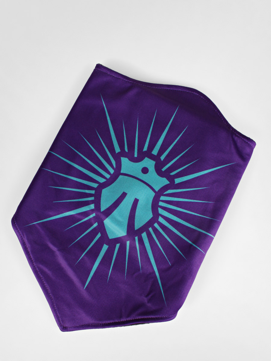 Bandana Majesty Glow Facemask (purple/blue)