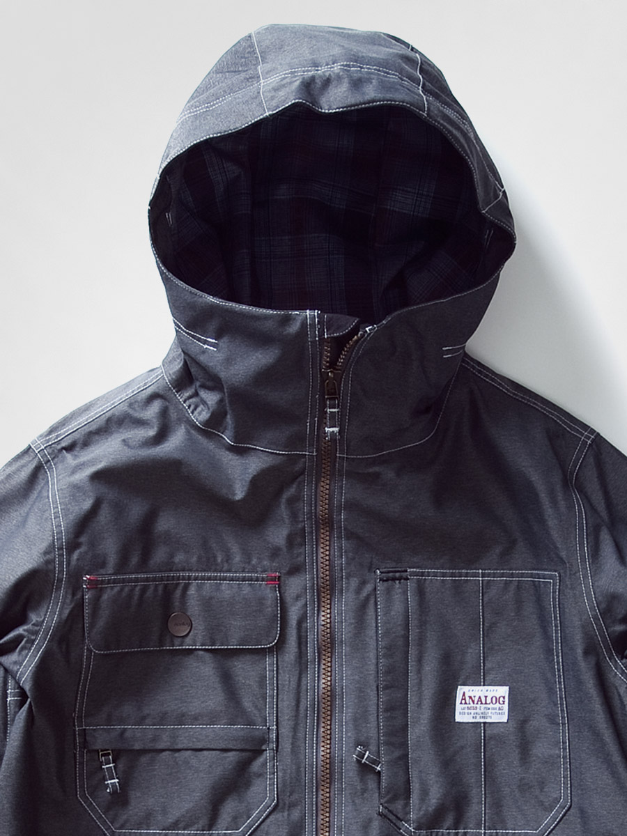 Męska Kurtka snowboardowa Analog Alcatraz (carbon denim)