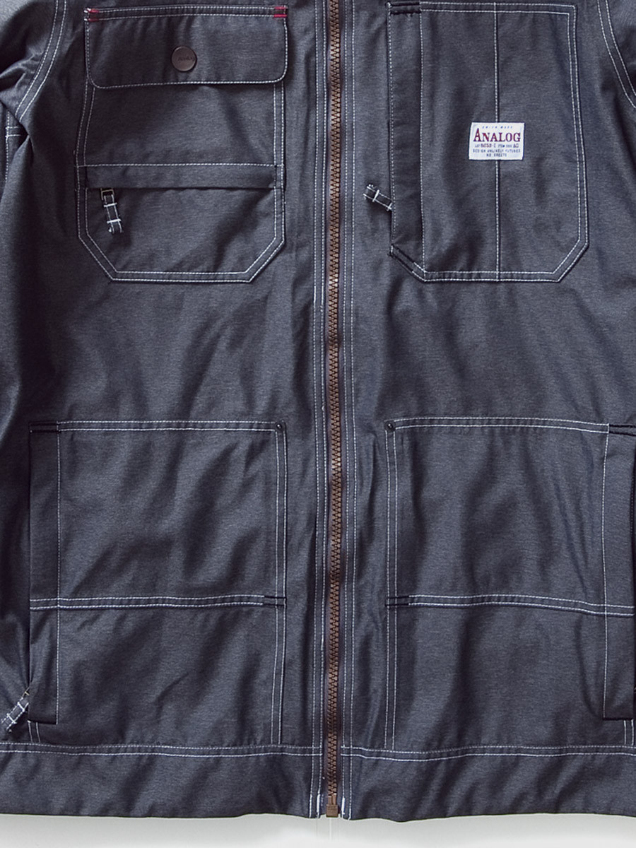 Męska Kurtka snowboardowa Analog Alcatraz (carbon denim)