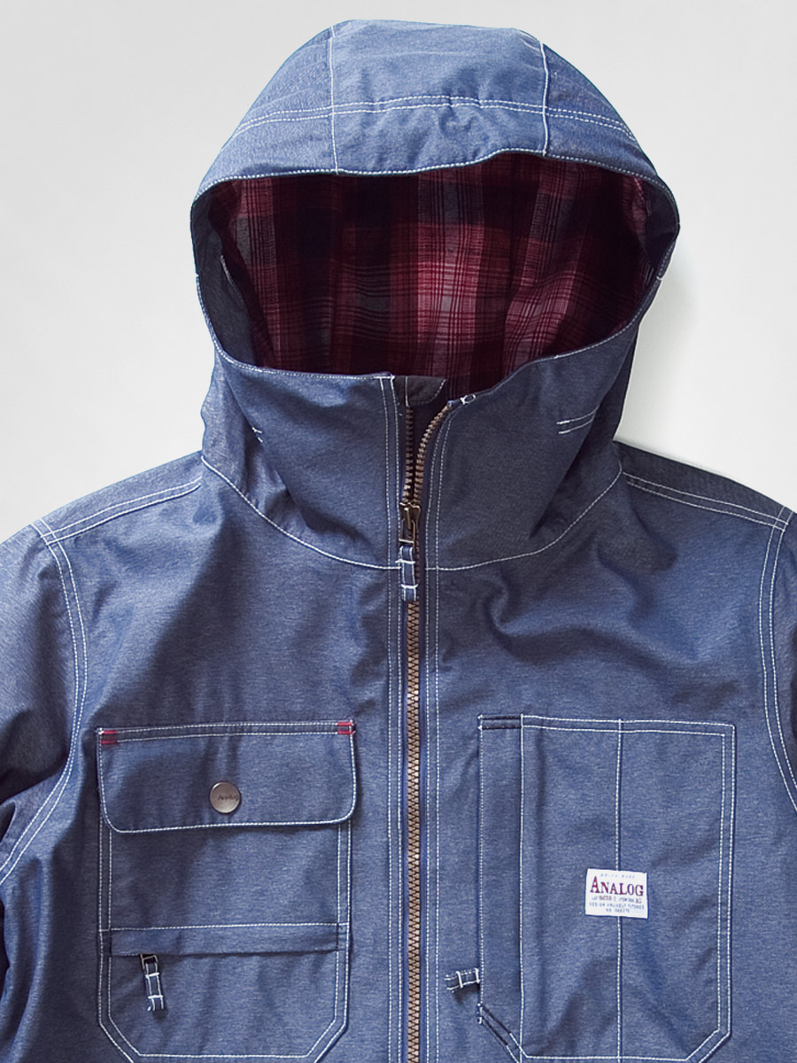 Męska Kurtka snowboardowa Analog Alcatraz (indigo denim)
