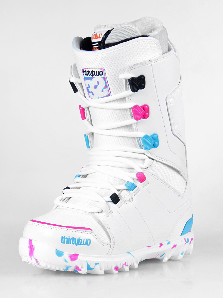 Damskie Buty snowboardowe ThirtyTwo Lashed (white/pink/blue)