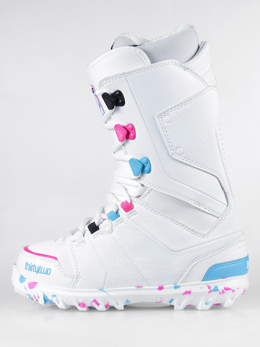 Damskie Buty snowboardowe ThirtyTwo Lashed (white/pink/blue)