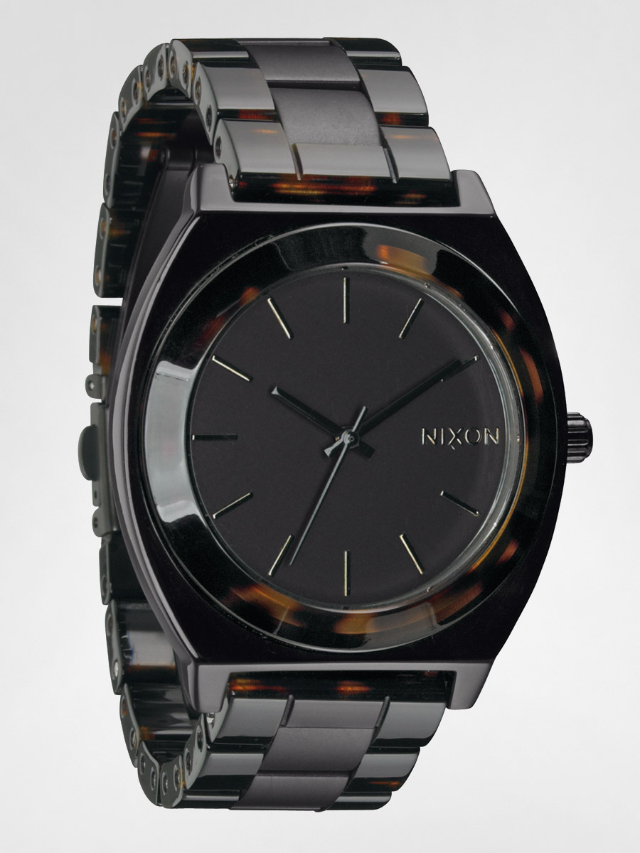 Zegarek Nixon Time Teller Acetate Wmn (matt black/dark tortoise)