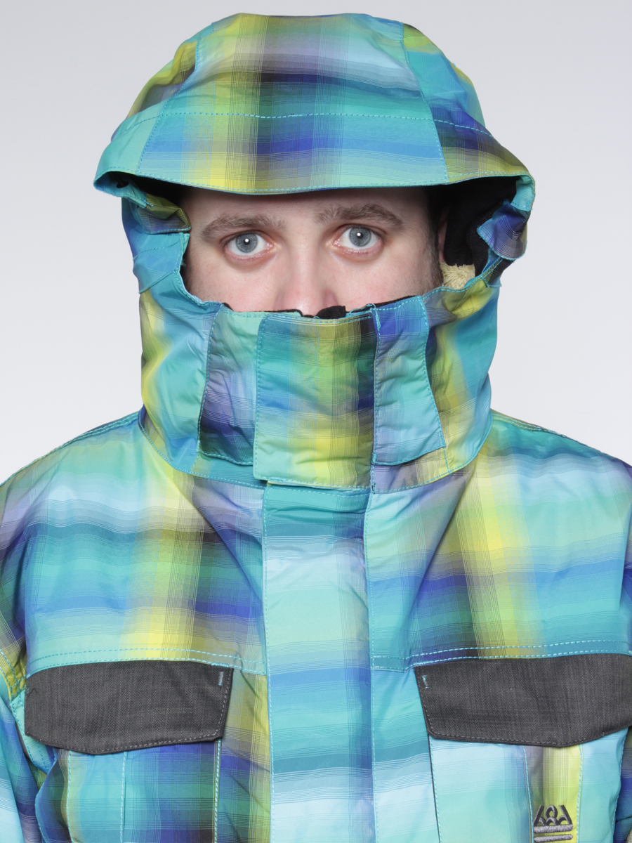 Męska Kurtka snowboardowa 686 Reserved Duke Insulated (blue yarn dye plaid)