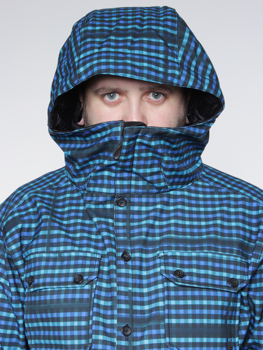 Męska Kurtka snowboardowa 686 Plexus Clash Softshell (royal plaid)