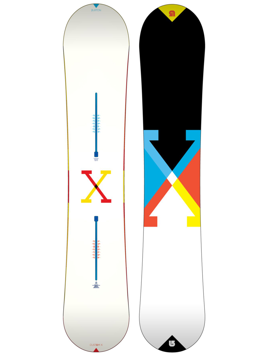 Deska snowboardowa Burton Custom X 162 Wide - czarny