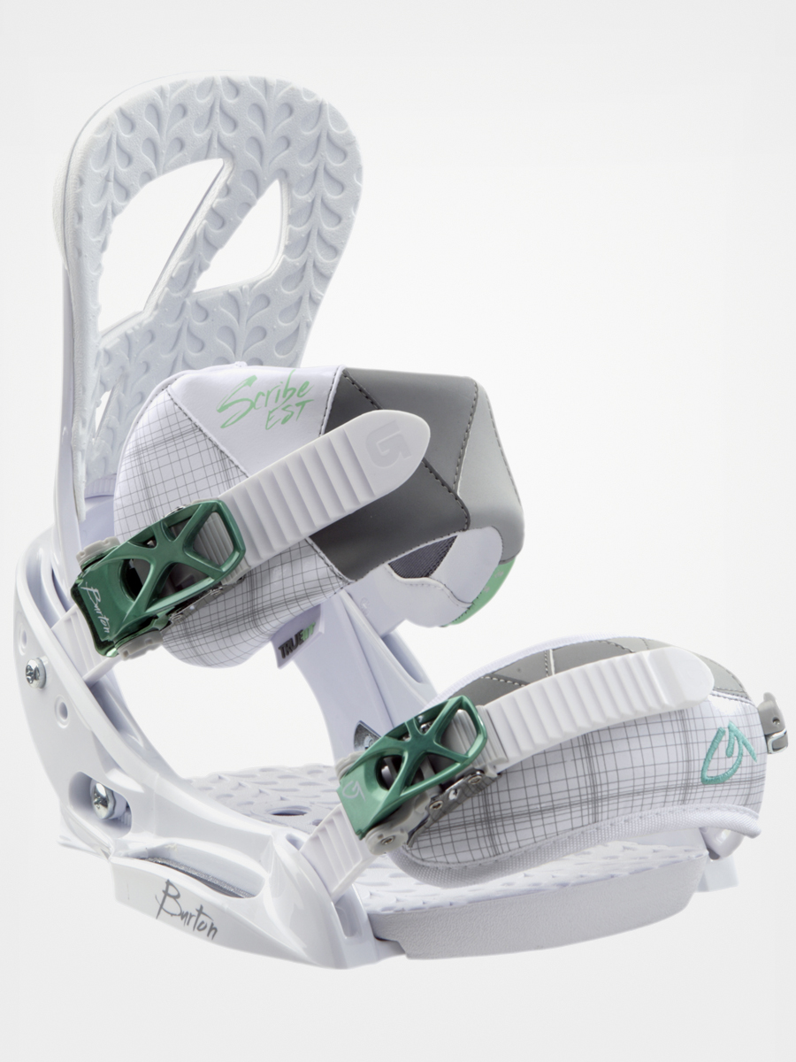 Damskie Wiązania snowboardowe Burton Scribe EST (white)