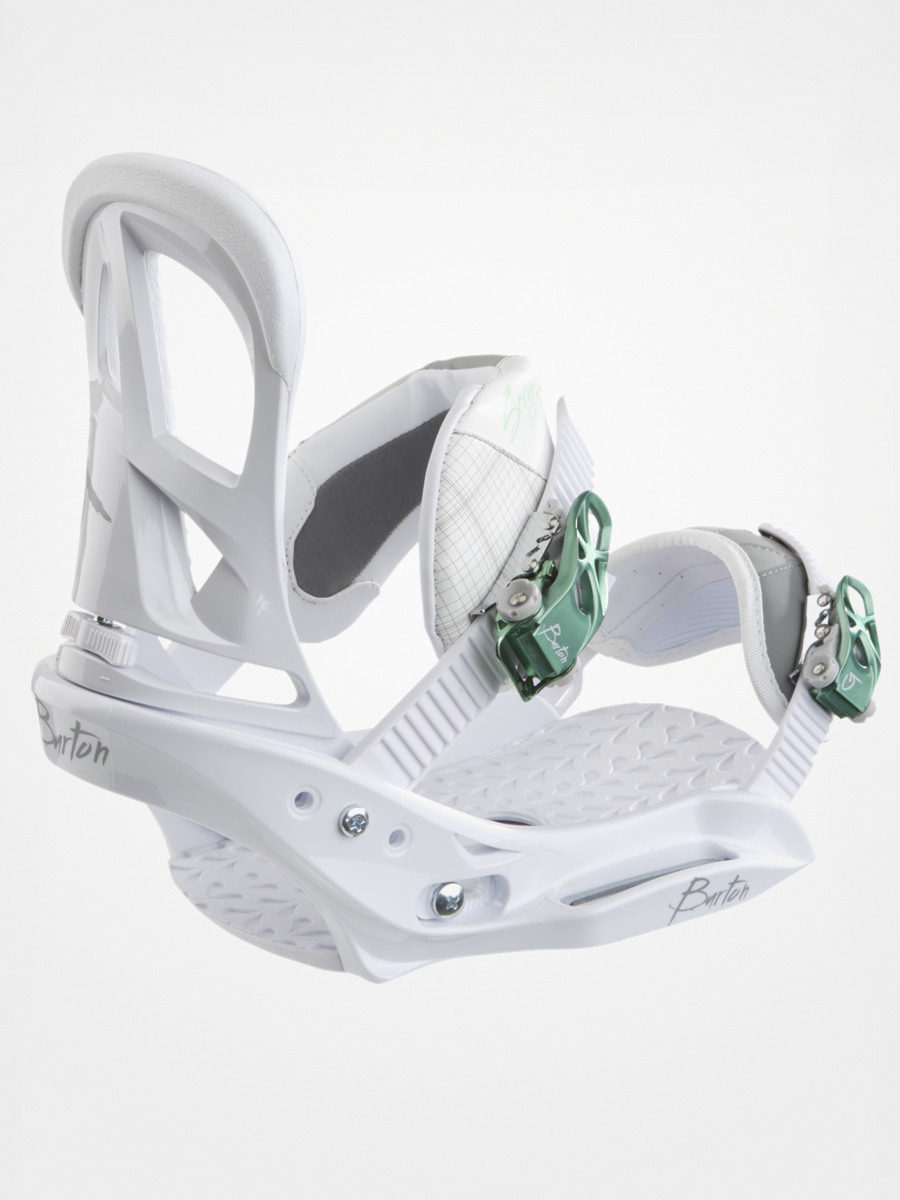 Damskie Wiązania snowboardowe Burton Scribe EST (white)