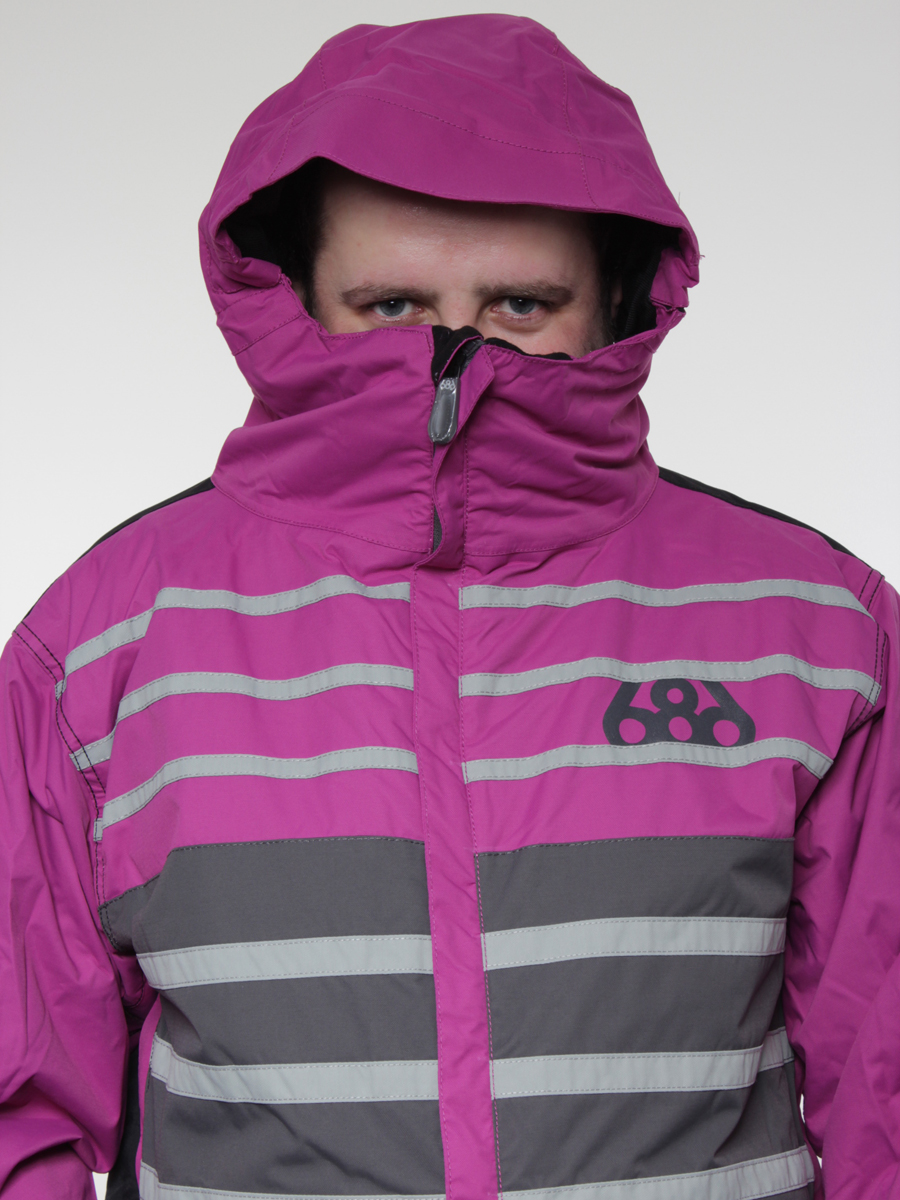 Męska Kurtka snowboardowa 686 Mannual Block Insulated Jacket (orchid colorblock)
