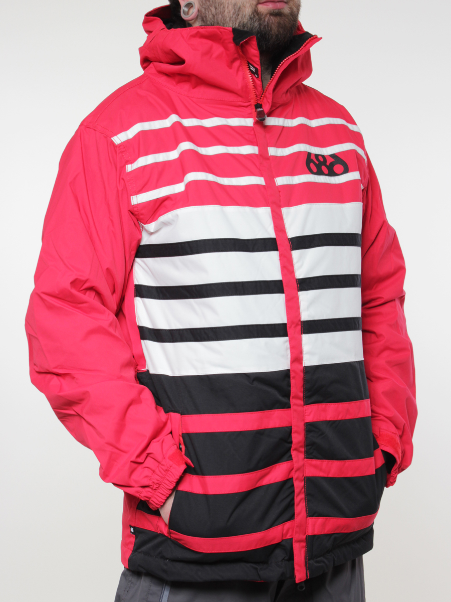 Męska Kurtka snowboardowa 686 Mannual Block Insulated Jacket (red colorblock)