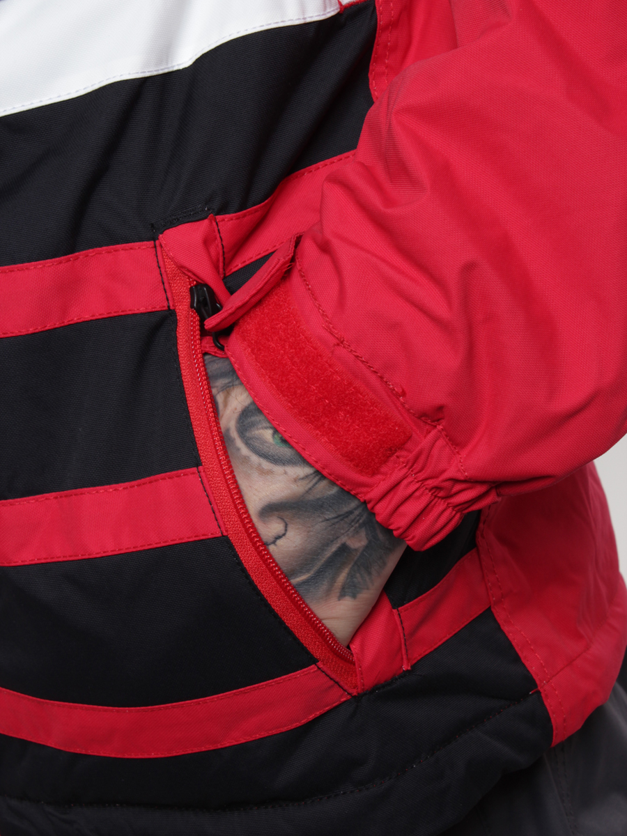 Męska Kurtka snowboardowa 686 Mannual Block Insulated Jacket (red colorblock)