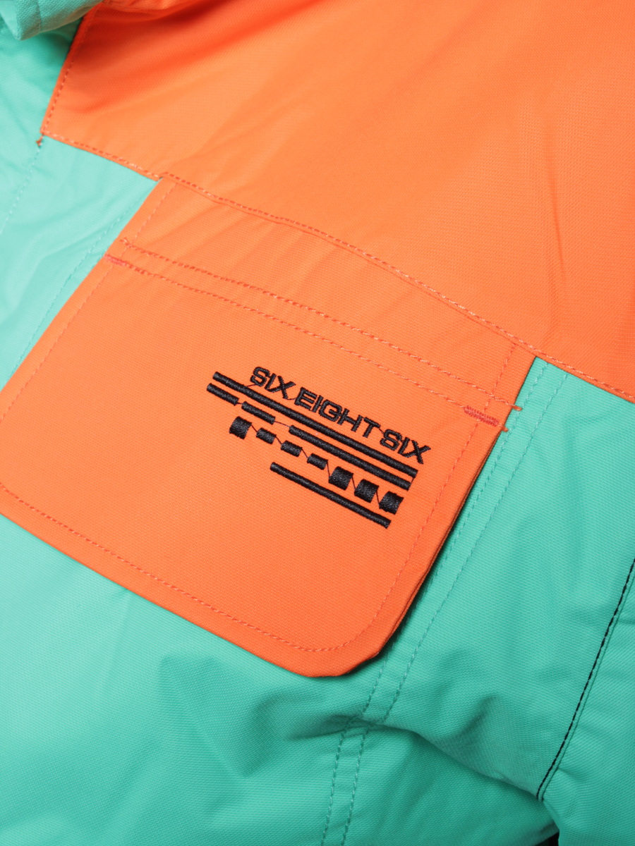 Męska Kurtka snowboardowa 686 Mannual Season Insulated Jacket (seafoam colorblock)
