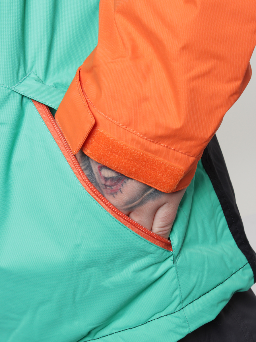 Męska Kurtka snowboardowa 686 Mannual Season Insulated Jacket (seafoam colorblock)