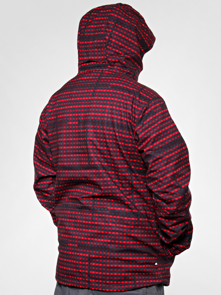 Męska Kurtka snowboardowa 686 Plexus Clash Softshell (red plaid)