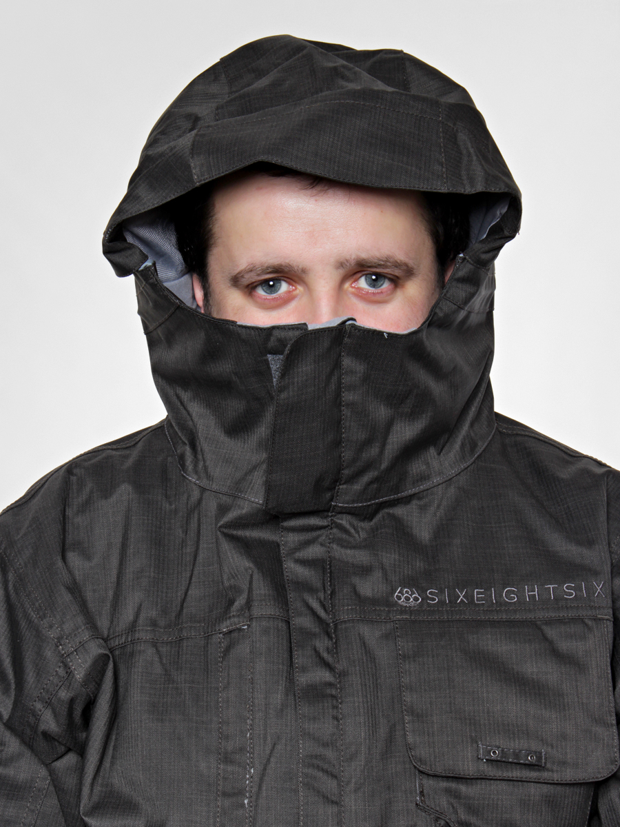 Męska Kurtka snowboardowa 686 Mannual Legacy Insulated (gunmetal herringbone denim)