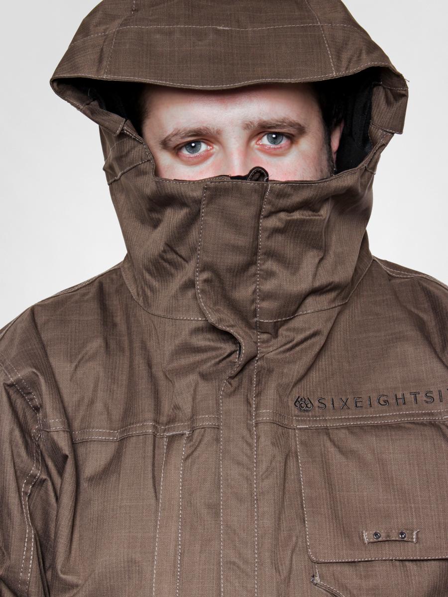 Męska Kurtka snowboardowa 686 Mannual Legacy Insulated (dk. tobacco herringbone denim)