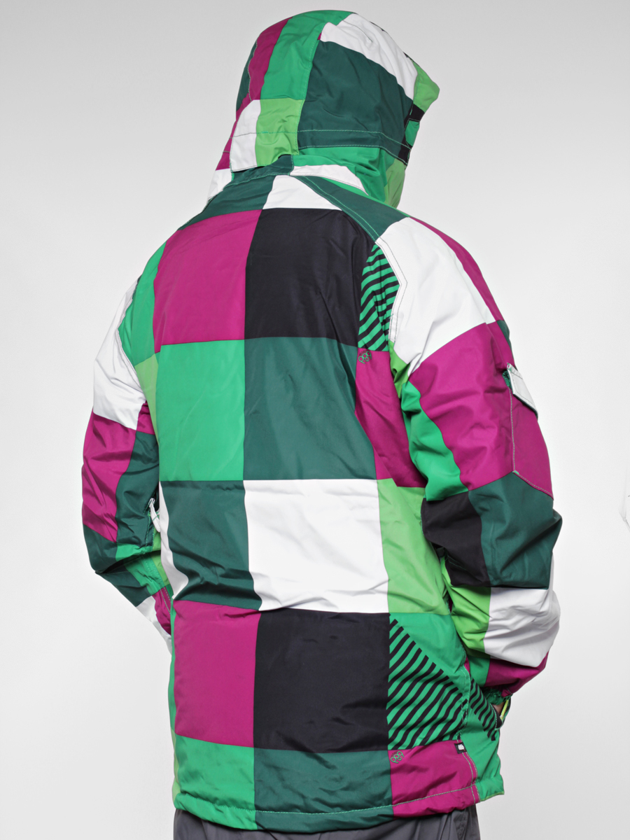 Męska Kurtka snowboardowa 686 Mannual Cube Insulated (kelly green max print)