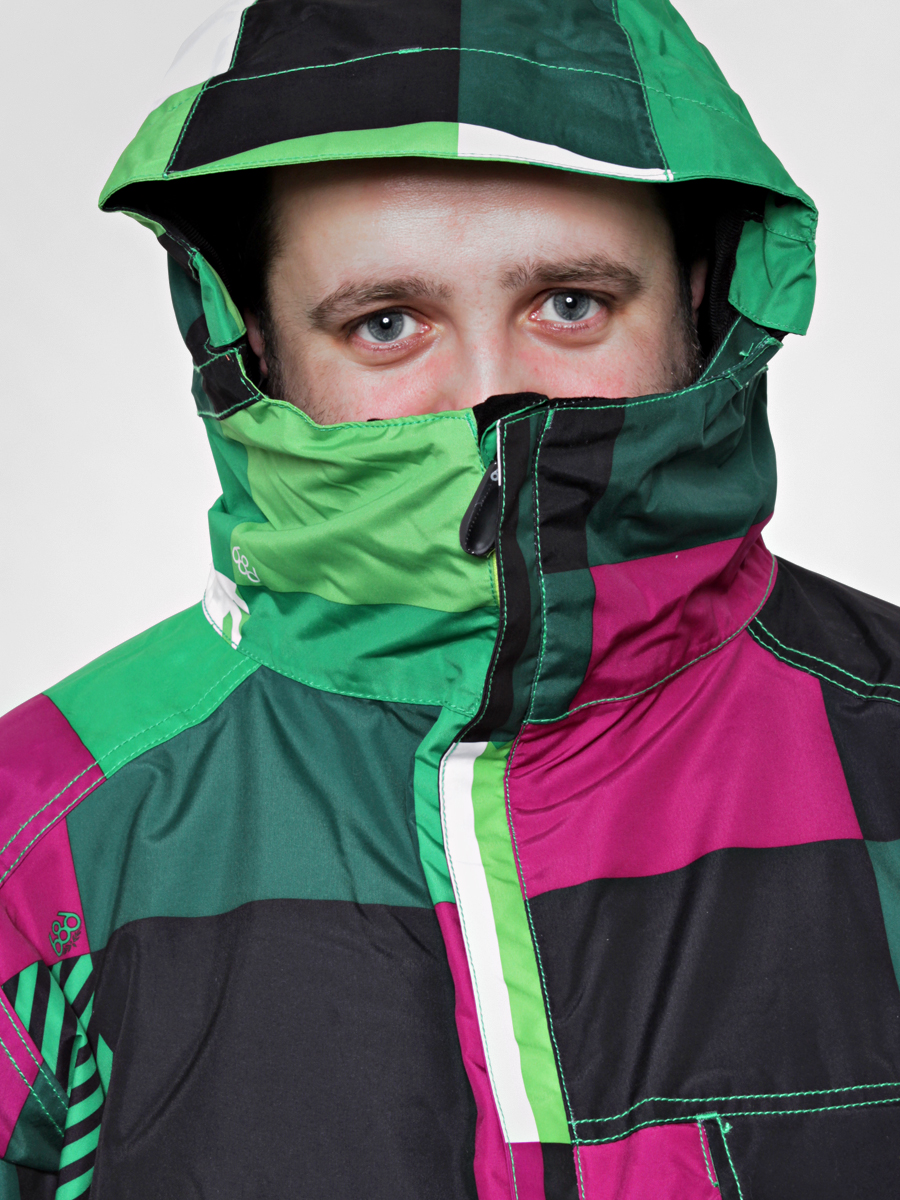 Męska Kurtka snowboardowa 686 Mannual Cube Insulated (kelly green max print)