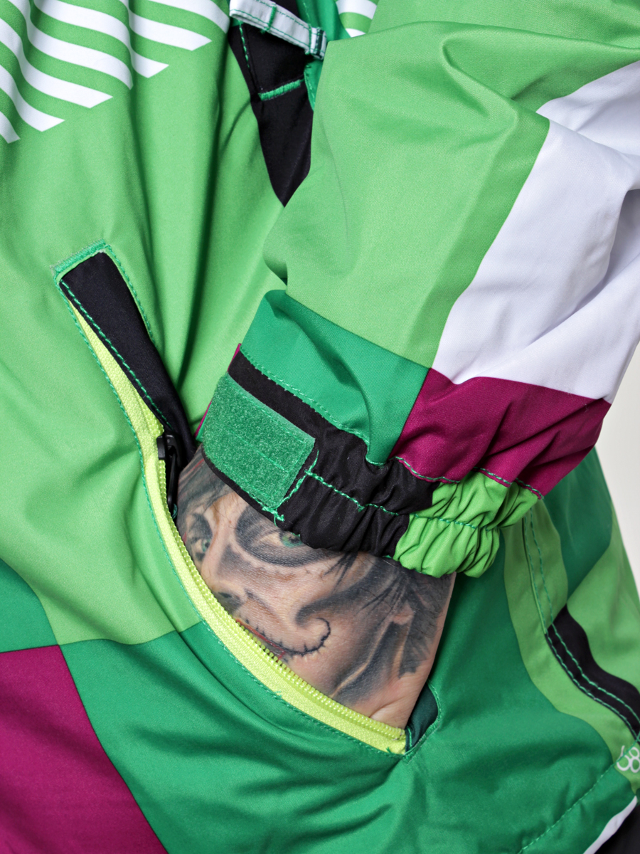 Męska Kurtka snowboardowa 686 Mannual Cube Insulated (kelly green max print)