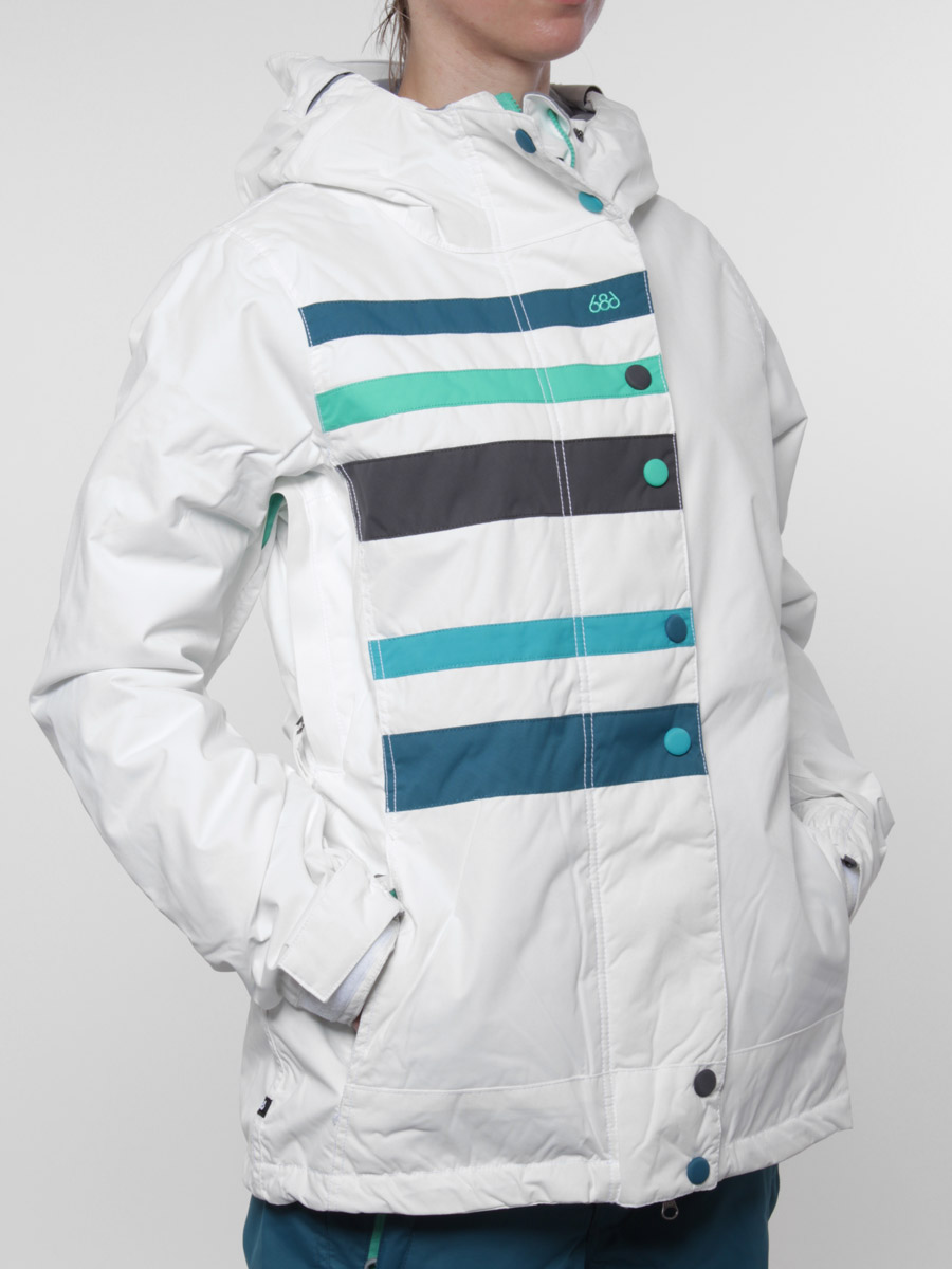 Damska Kurtka snowboardowa 686 Mannual Nectar Insulated (white)