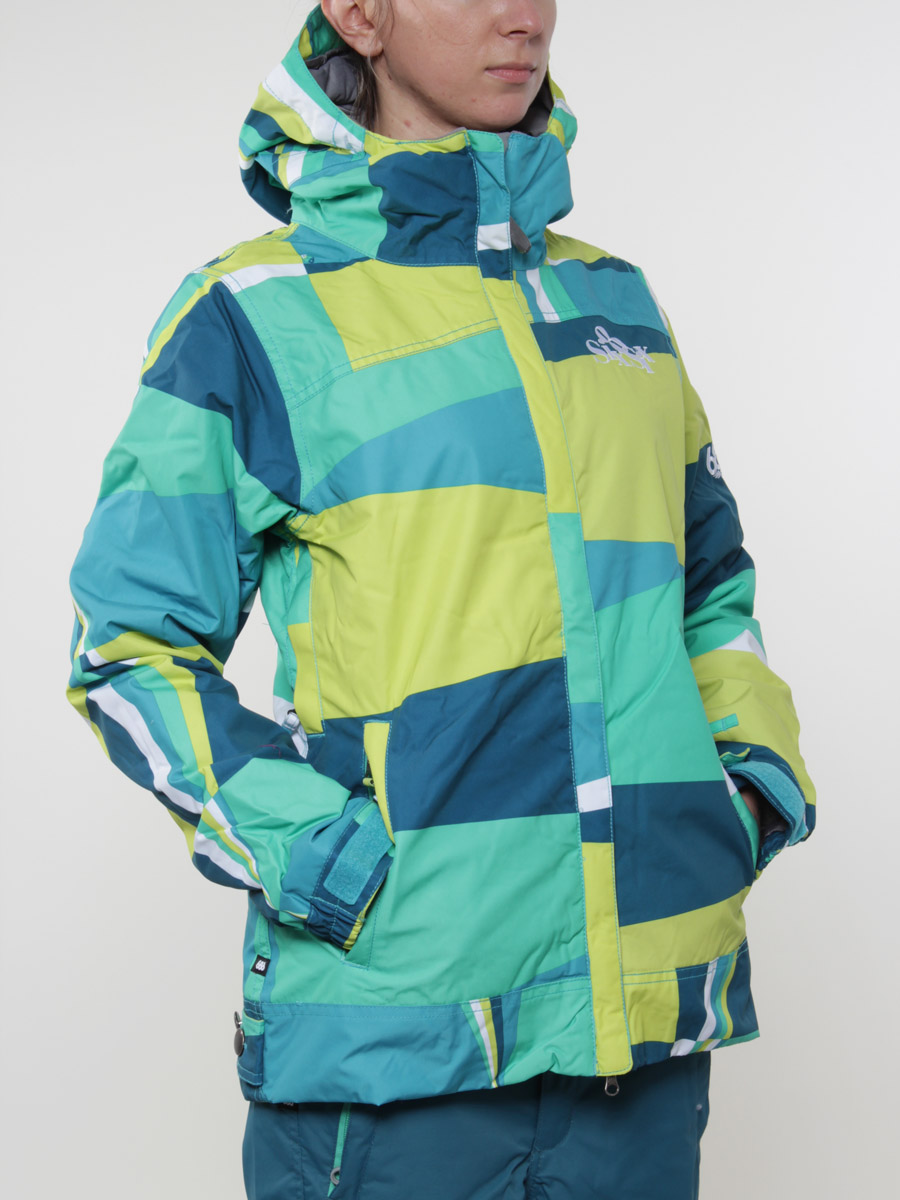 Damska Kurtka snowboardowa 686 Mannual Mystic Fracture (turquoise)