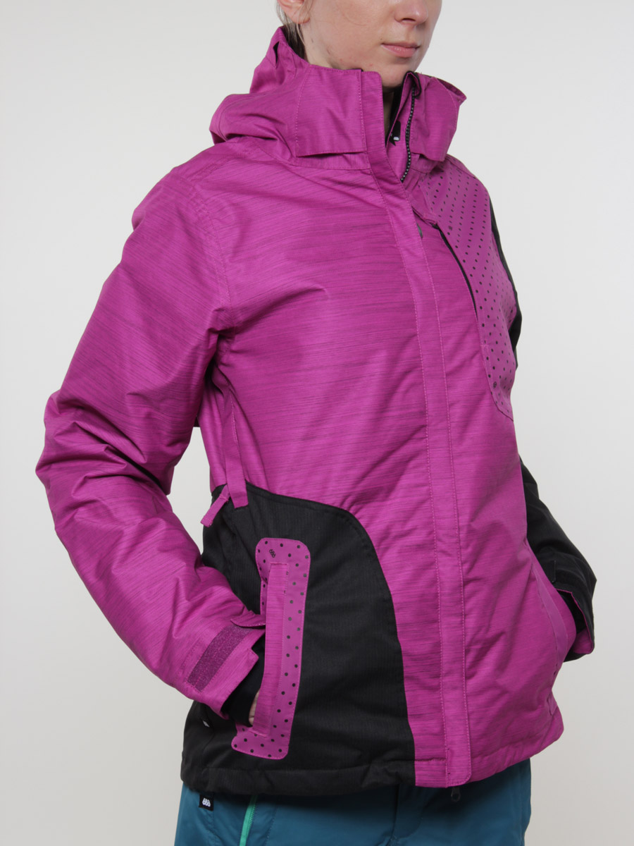 Damska Kurtka snowboardowa 686 Reserved Satin Insulated (orchid colorblock)