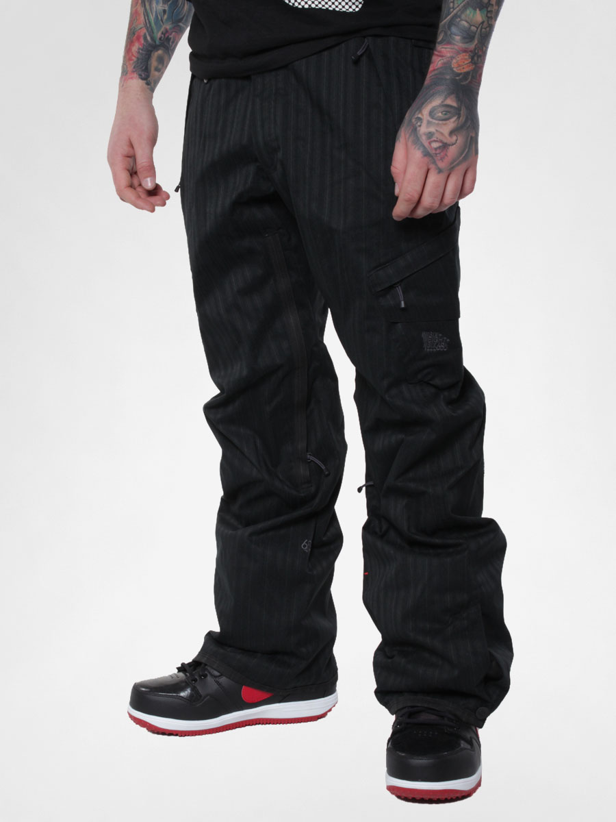Męskie Spodnie snowboardowe 686 Plexus Plasma (black stripe texture)